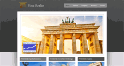 Desktop Screenshot of firstberlin.com