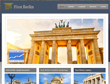 Tablet Screenshot of firstberlin.com